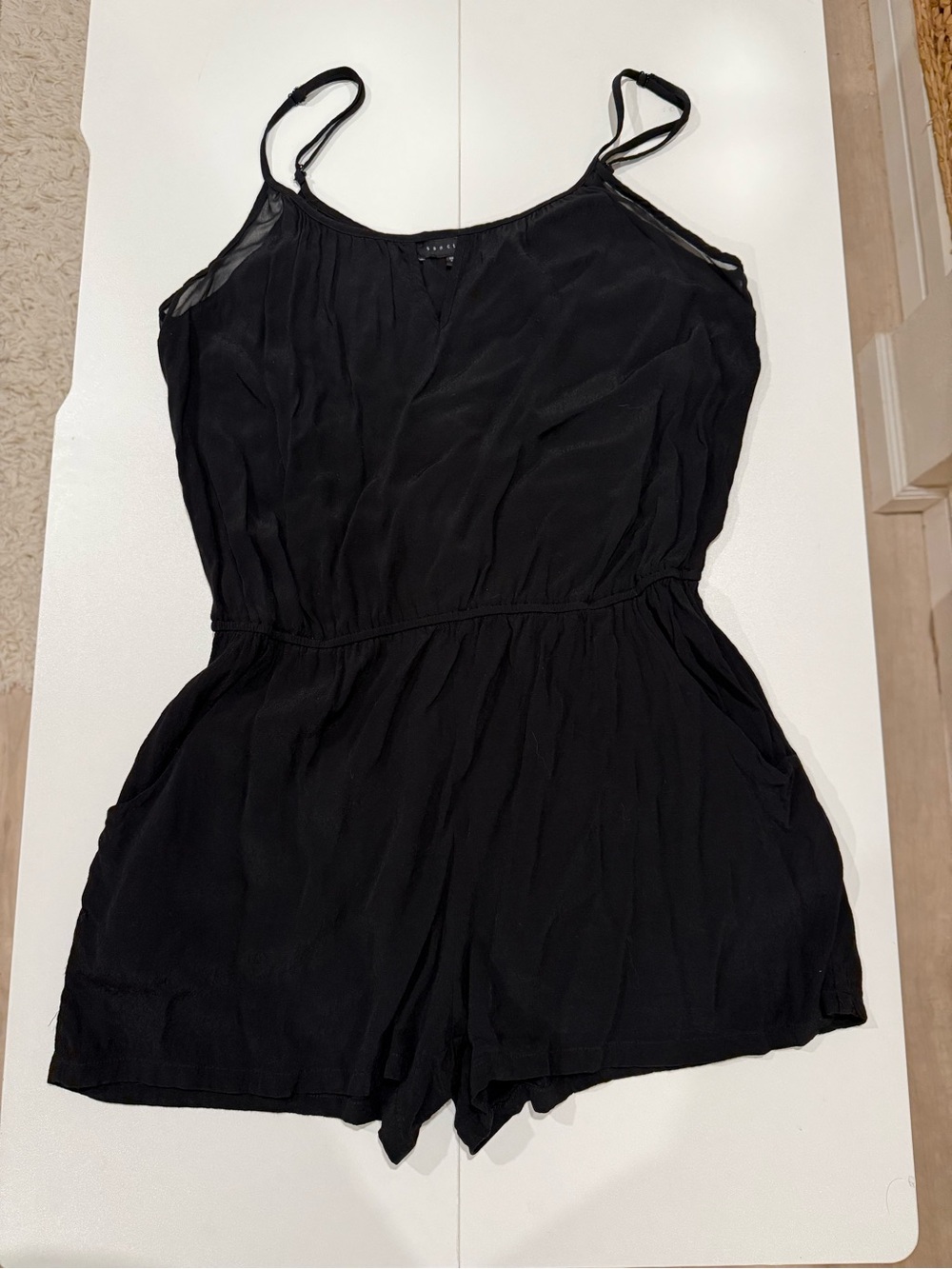 Sanctuary Black Sleeveless Romper